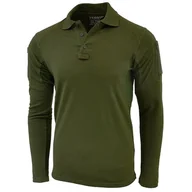 Koszule męskie - Texar Koszulka Polo z Długim Rękawem Elite Pro Olive - 3XL - miniaturka - grafika 1