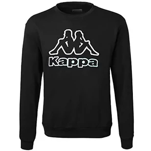 Kappa Męska bluza z logo Cidan, czarna, S, czarny, S - Bluzy męskie - miniaturka - grafika 1