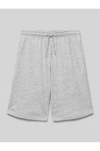 Szorty z dzianiny dresowej o kroju regular fit z nadrukiem z logo - Champion - Spodnie sportowe damskie - miniaturka - grafika 1
