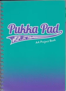 Pukka Pad Project Book Fusion A4 200 w kratkę morski 8409 - Zeszyty szkolne - miniaturka - grafika 1