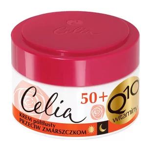 Celia Q10 przeciwzmarszczkowy krem półtłusty 50+ z retinolem 50ml - Kremy do twarzy - miniaturka - grafika 1