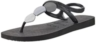 Sandały damskie - Havaianas Flash Urban Plus Szary Piaskowy, Sandały Damskie, czarny, 47/50 EU - miniaturka - grafika 1