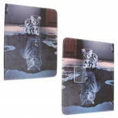 Etui do tabletów - Etui Do Tabletu 10 Cali Uniwersalne Wzór Tygrys Pokrowiec Obudowa Case Pokrowiec Case Obudowa Futerał - miniaturka - grafika 1