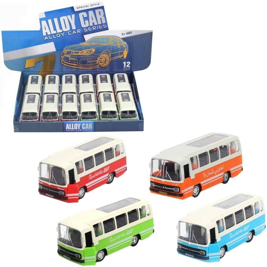 Trifox Autobus metalowy z dźwiękiem i światłem MIX