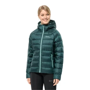 Damska kurtka puchowa Jack Wolfskin NEBELHORN DOWN HOODY W sea green - XS - Kurtki damskie - miniaturka - grafika 1