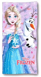 RĘCZNIK szybkoschnący FROZEN 70x140 cm Kraina lodu ELSA - Okrycia kąpielowe dla dzieci - miniaturka - grafika 1