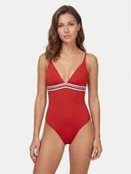 Stroje kąpielowe - Tommy Hilfiger Strój kąpielowy UW0UW06357 Czerwony - miniaturka - grafika 1