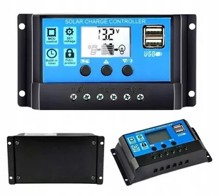 REGULATOR ŁADOWANIA KONTROLER SOLARNY 10A 12/24V - Panele fotowoltaiczne - miniaturka - grafika 1