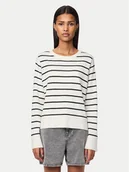 Swetry damskie - Pieces Sweter Joy 17150579 Biały Regular Fit - miniaturka - grafika 1