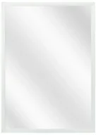 Lustra - Srebrne lustro w aluminiowej ramie F7-E28 - miniaturka - grafika 1