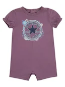 Pajacyki dla niemowląt - Converse Rampers w kolorze fioletowym - miniaturka - grafika 1