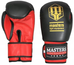 Rękawice do ćwiczeń - Masters FIGHT EQUIPMENT Rękawice Bokserskie Rpu-3 10 Oz 0140-1001 - grafika 1