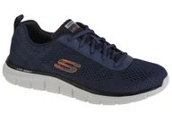 Sneakersy męskie - Skechers Track-Moulton 232081-NVOR męskie sneakersy, granatowe, rozmiar 45 - miniaturka - grafika 1