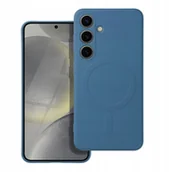 Etui i futerały do telefonów - Futerał SILICONE MAG COVER kompatybilny z MagSafe do SAMSUNG S25 czerwony - miniaturka - grafika 1