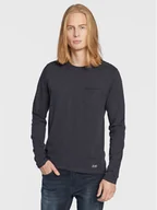 Koszulki męskie - Blend Longsleeve Nicolai 20703060 Granatowy Regular Fit - miniaturka - grafika 1