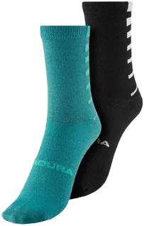 Skarpetki kolarskie - Endura Coolmax Stripe Socks 2-Pack Men, niebieski S/M | EU 37-42 2022 Skarpetki - grafika 1
