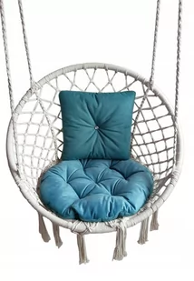 Huśtawka Fotel wiszący bocianie gniazdo dom ogród - Poduszki ogrodowe - miniaturka - grafika 1