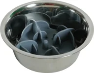 Miski dla psów - ZOLUX Wkład spowalniający jedzenie do miski psa, kota M szary 17,5x17,5cm - miniaturka - grafika 1