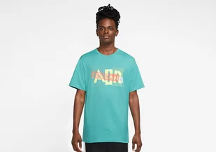 Nike Air Jordan Brand Graphic Crew 3 Washed Teal - Koszulki męskie - miniaturka - grafika 1