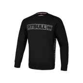 Bluzy sportowe męskie - Pit Bull Bluza Bez Kaptura French Terry Albion Black - miniaturka - grafika 1