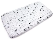 Prześcieradła - PRZEŚCIERADŁO 120x200 cm Z GUMKĄ DO ŁÓŻKA WZORY BAWEŁNA Kerstin - miniaturka - grafika 1