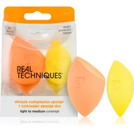 Gąbeczki do makijażu - Real Techniques Zestaw gąbeczek (Miracle Complexion Sponge 1szt + Concealer Sponge 1szt) - miniaturka - grafika 1