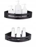 Półki łazienkowe - Półka Łazienkowa Narożna Pod Prysznic Wisząca Loft [31Bb2] - miniaturka - grafika 1