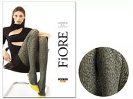 Rajstopy - Wzorzyste Rajstopy Damskie W Kwiaty 30Den Sea Green 2 - miniaturka - grafika 1