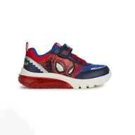 Sneakersy damskie - Dziecięce Sneakersy GEOX J CIBERDRON BOY F J45LBF-014CE-C0735J – Czerwony - miniaturka - grafika 1