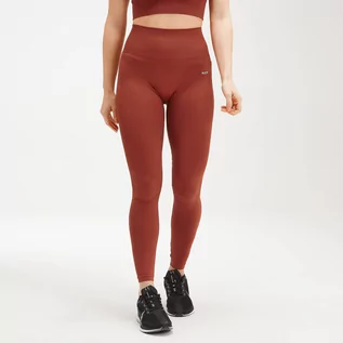 Spodnie sportowe damskie - MP Women's Shape Seamless Ultra Leggings - Burnt Red - XXS - grafika 1