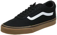 Trampki męskie - Vans męski Ward Canvas Sneaker - czarny - 41 EU - miniaturka - grafika 1