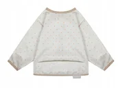 Śliniaki i fartuszki - Piapimo śliniak fartuszek z długim rękawem 6M+ / Foresta Beige - miniaturka - grafika 1