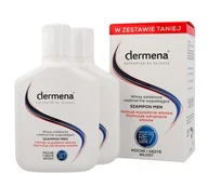 Szampony do włosów - Pharmena S.A Dermena MEN Szampon do włosów nadmiernie wypadających 2 x 200 ml - miniaturka - grafika 1