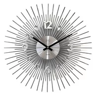 Zegary - Zegar ścienny JVD HT114.3 z kryształkami, średnica 45 cm - miniaturka - grafika 1