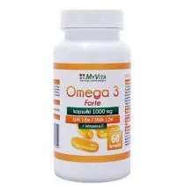 MYVITA Omega 3 Forte 60kap - Witaminy i minerały dla sportowców - miniaturka - grafika 1