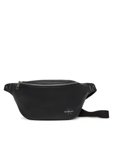 Calvin Klein Jeans Saszetka nerka Mono Logo Waistbag 38 LV04G3012G Czarny - Nerki - miniaturka - grafika 1