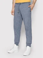 Spodnie sportowe męskie - Superdry Spodnie dresowe Vintage Logo M7010661A Niebieski Regular Fit - miniaturka - grafika 1