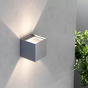 MCJ Lampa ścienna Zuza 2, kolor aluminium, metal, cztery skrzydła, 10 cm, G9 - Lampy ścienne - miniaturka - grafika 1