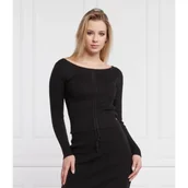 Bluzki damskie - GUESS Bluzka SHERYL | Slim Fit - miniaturka - grafika 1
