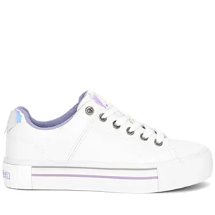 Kappa Logo Tudy, Trampki damskie, A4c White Opalizujący, 39 EU - Trampki damskie - miniaturka - grafika 1