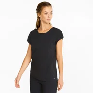 Koszulki sportowe damskie - Koszulka damska Puma  Studio Foundation Tee Puma Black M - miniaturka - grafika 1