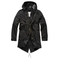 Odzież taktyczna i umundurowanie - Kurtka BRANDIT US Parka M51 - Czarna 5XL - miniaturka - grafika 1