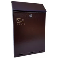 Skrzynki na listy - Metalbud Skrzynka Na Listy C-4N Czarny Połysk SKL C4N 700 5906720521700 - miniaturka - grafika 1
