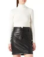 Spódnice - ONLY Women's ONLSIGNE Faux Leather Skirt OTW spódnica ze sztucznej skóry, czarna, S - miniaturka - grafika 1