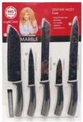 Noże kuchenne - ZESTAW NOŻY MARBLE MAGDA GESSLER 5 SZT, - miniaturka - grafika 1