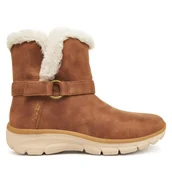Botki damskie - Botki Skechers Easy Going 168045/CSNT Brązowy - miniaturka - grafika 1
