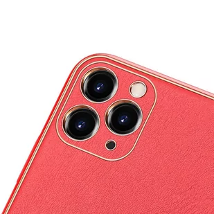 Dux Ducis Yolo eleganckie etui pokrowiec ze skóry ekologicznej iPhone 12 Pro Max czerwony - Etui i futerały do telefonów - miniaturka - grafika 3