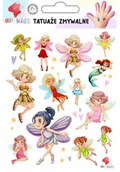 Pedagogika i dydaktyka - Tatuaże zmywalne dla dzieci Wróżki czarodziejki - miniaturka - grafika 1