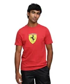 Koszulki męskie - Ferrari Sportswear kolorowa koszulka - miniaturka - grafika 1