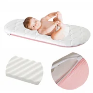 Akcesoria do wózków - Materac do gondoli wózka, wkład do wózka uniwersalny 73x36cm - miniaturka - grafika 1